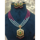 Everlasting Jadau Royal Austrian Stone And Pearl Necklace Set