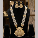 Everlasting Jadau Royal Pota Stone And Pearl Long Jadau Necklace Set