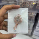 Abhinandan Glam Austrian Stone Wedding Wear Brooch