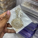 Abhinandan Glam Austrian Stone Wedding Wear Brooch