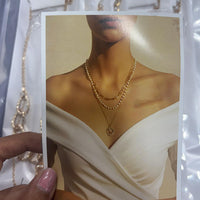 Abhinandan Western Wear Double Layer Fashion Necklace