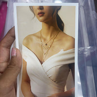 Abhinandan Western Wear Double Layer Fashion Necklace (Assorted Design)