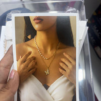 Abhinandan Western Wear Double Layer Fashion Necklace (Assorted Design)