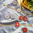 Handmade For Her  Handmade Choker Necklace Set (1Set Only)