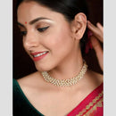 Bajana Lifestyle Handmade Multi-Layer Pearl Choker Necklace | Traditional Ethnic Bridal Jewelry for Women