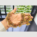 Joyful Jewel Art Designer Matte Gold Plated Kundan And Pearl Necklace Set