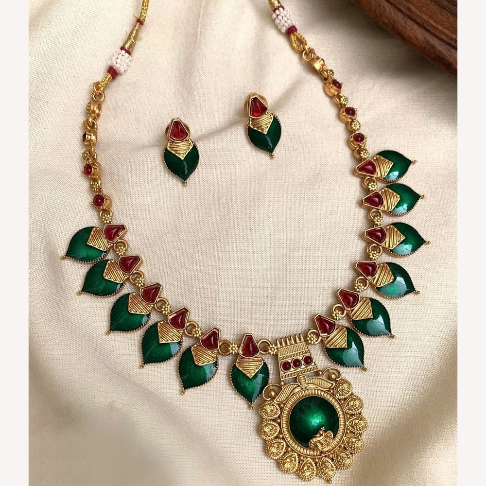 Joyful Jewel Art Timeless Beauty Pota Stone Necklace set