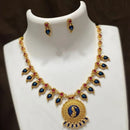 Joyful Jewel Art Luxurious Matte Pota Stone Necklace Set