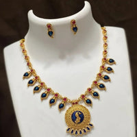 Joyful Jewel Art Luxurious Matte Pota Stone Necklace Set