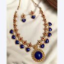 Joyful Jewel Art Luxurious Matte Pota Stone Necklace Set