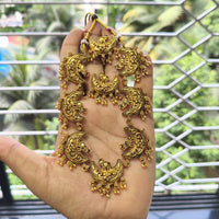 Joyful Jewel Art Luxurious Matte Meenakari Necklace Set
