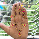 Joyful Jewel Art Elegant Matte Pota Stone Necklace Set