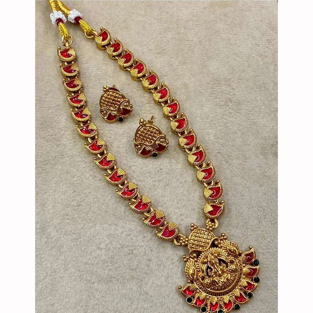 Joyful Jewel Art Elegant Meenakari Necklace Set