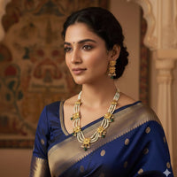 Joyful Jewel Art Elegant Peral And Beads Necklace Set