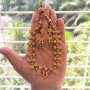 Joyful Jewel Art Regal Matte Pota Stone Necklace Set