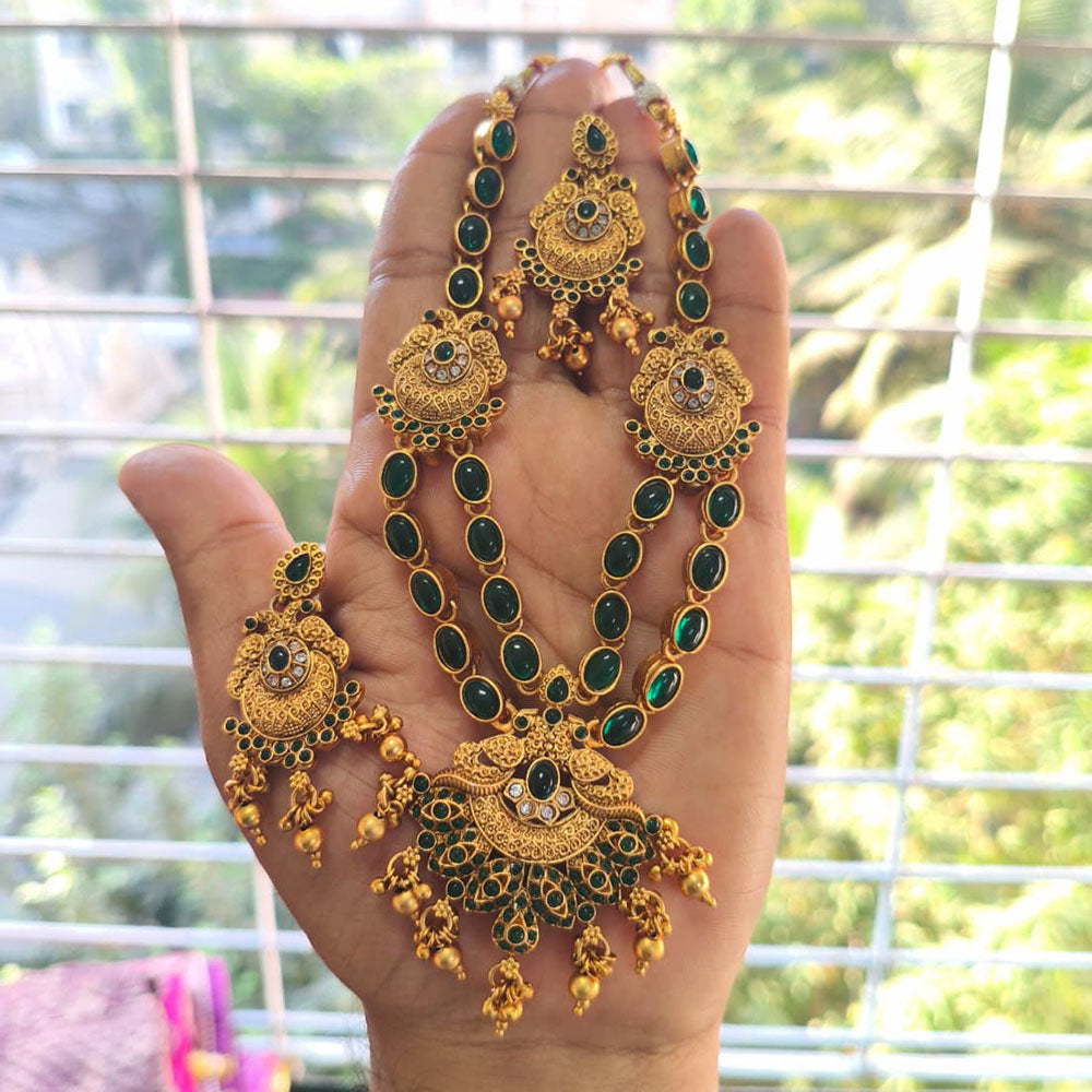 Joyful Jewel Art Heritage Pota Stone Necklace Set