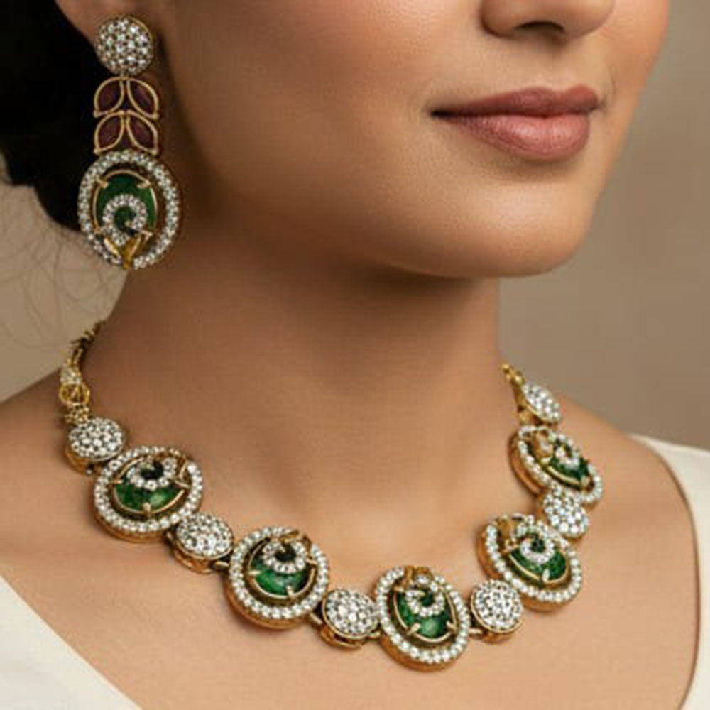 Joyful Jewel Art Classic Austrian Stone Statement Necklace Set