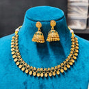 Joyful Jewel Art Traditional Matte Pota Stone Necklace Set