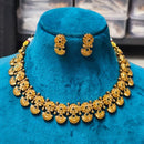 Joyful Jewel Art Traditional Matte Pota Stone Necklace Set