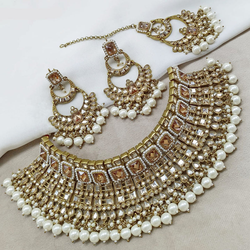 Amoliya Jewels Designer Kundan Choker Necklace