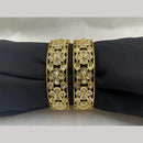 Amoliya Jewels Gold Plated Polki Kundan Royal Look Bangles Set