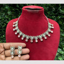 Amoliya Jewels Gold Plated Polki Kundan Necklace Set