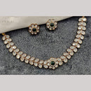 Amoliya Jewels Gold Plated Polki Kundan Necklace Set