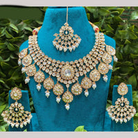 Amoliya Jewels Polki Kundan Necklace Set