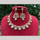 Amoliya Jewels Polki Kundan Necklace Set