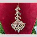 Amoliya Jewels Glam Glory Polki Kundan And Pearl Maangtikka