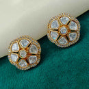 Amoliya Polki Kundan Stud Earrings