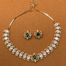 Amoliya Jewels Polki Kundan Necklace and Earring Set