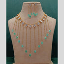 Amoliya Jewels Polki Kundan and Beads Necklace Set