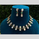 Amoliya Jewels Polki Kundan Elegant Necklace Set