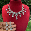 Amoliya Jewels American Dimond Necklace Set