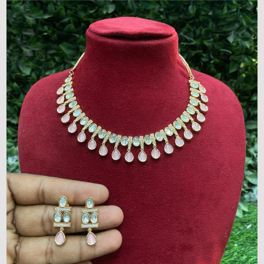 Amoliya Jewels Golden Hour Glam Polki Kundan Luxe Look Necklace Set