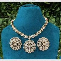 Amoliya Jewels Royal Polki Kundan Timeless Elegance Necklace Set