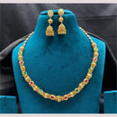 Amoliya Jewels Classic Filigree Bead Mala Necklace Set