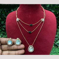 Amoliya jewels Whispers of Royalty Polki Kundan Necklace Set