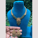 Amoliya Jewels Goddess Glow Traditional Necklace Set