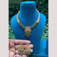 Amoliya Jewels Goddess Glow Traditional Necklace Set