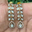 Amoliya Jewels Royal Sparkle Polki Kundan Earrings