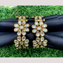 Amoliya Jewels Dazzle Loop Designer Polki Kundan Openable Bangles
