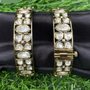 Amoliya Jewels Eternal Shine Polki Kundan Openable Bangles
