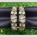 Amoliya Jewels Royal Shine Polki Kundan Openable Bangles