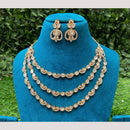 Amoliya Jewels Royal Layers of Elegance Polki Kundan Necklace set
