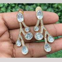 Amoliya Jewels Branch Drop of Polki Kundan Earrings
