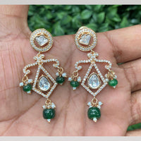 Amoliya Jewels Polki Kundan Dangler Earrings