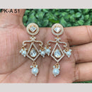 Amoliya Jewels Polki Kundan Dangler Earrings