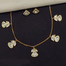 Amoliya Jewels Classic Polki Kundan Necklace Set